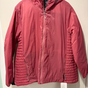 Women's Pink Hooded Jacket